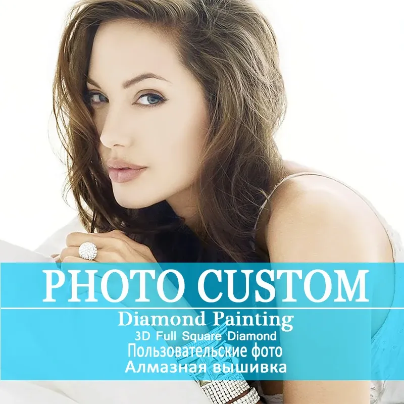 Bastelfoto Custom!Privates Brauch!5d DIY Diamond Painting!Machen Sie Ihr eigenes Diamantenmalerei Vollquadratischer Diamant -Strasssticke