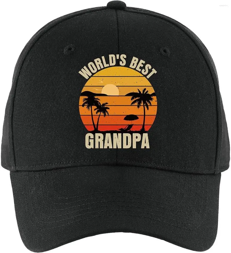 Caps de bola Caps de beisebol de beisebol do mundo Presentes de aposentadoria de algodão vintage de algodão para papai marido