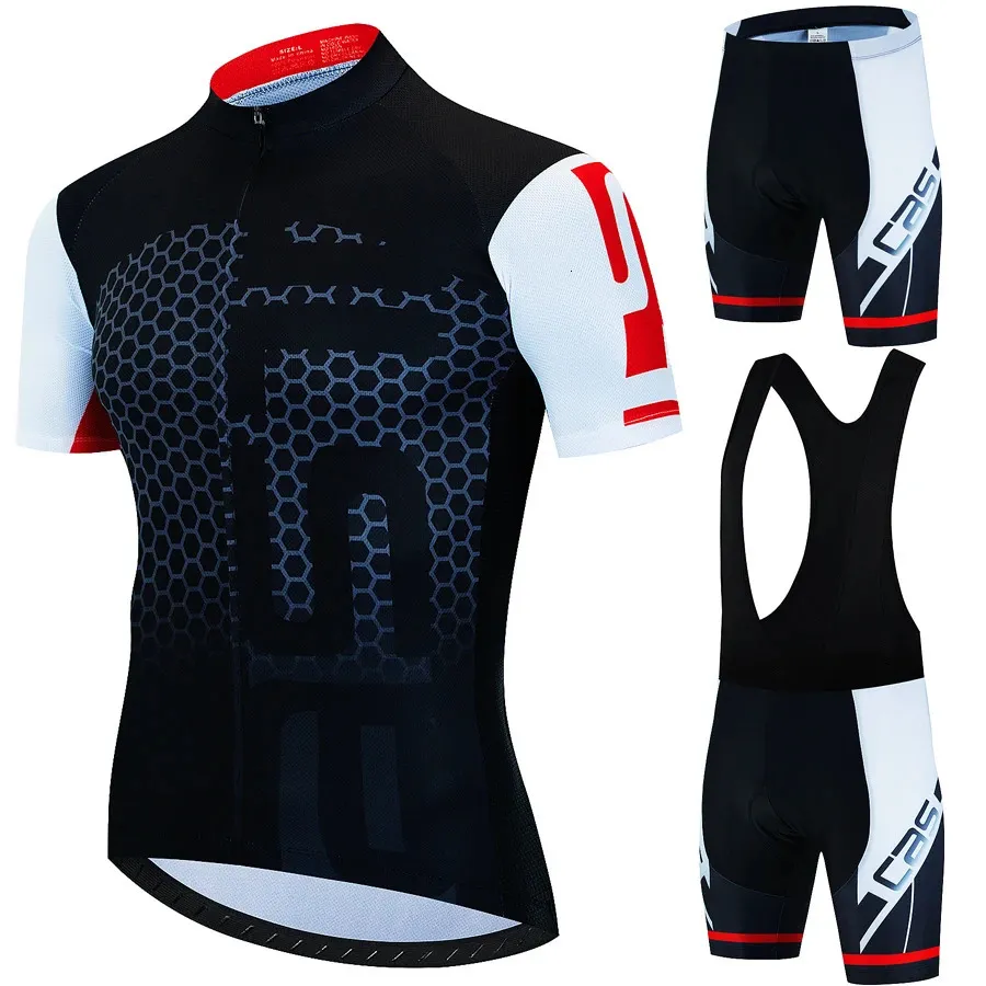Roupas de ciclismo calças de calça de gel de roupas de gel short shorts de verão Man Bike MTB Uniform Sports Set Suit Spring Blouse Road 240506