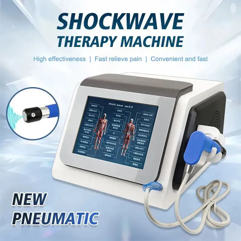 Hoog efficiënte fysiotherapie schokgolfapparatuur Elektromagnetische medische pijnverlichting Therapie Shockwave Machine