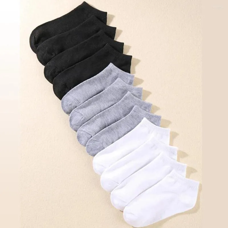 Chaussettes masculines 12 paires de couleurs solides bateau confortable respirant business de haute qualité basse tube décontracté pour hommes décontractés plancher