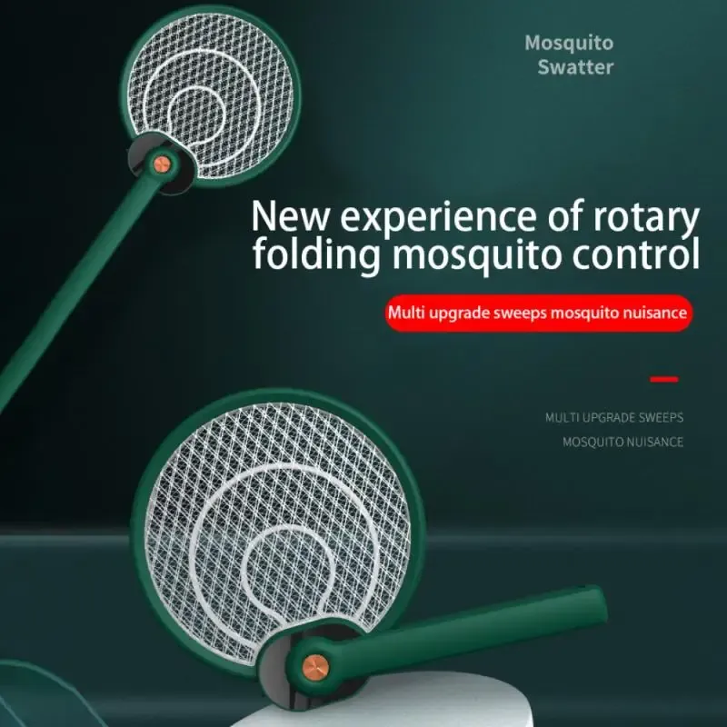 Zappers Foldable Electric Mosquito Swatter UV Purple Light Rechargeable USB Killer Mosquito Trap Fly Swatter Insect Racket Bug Zapper