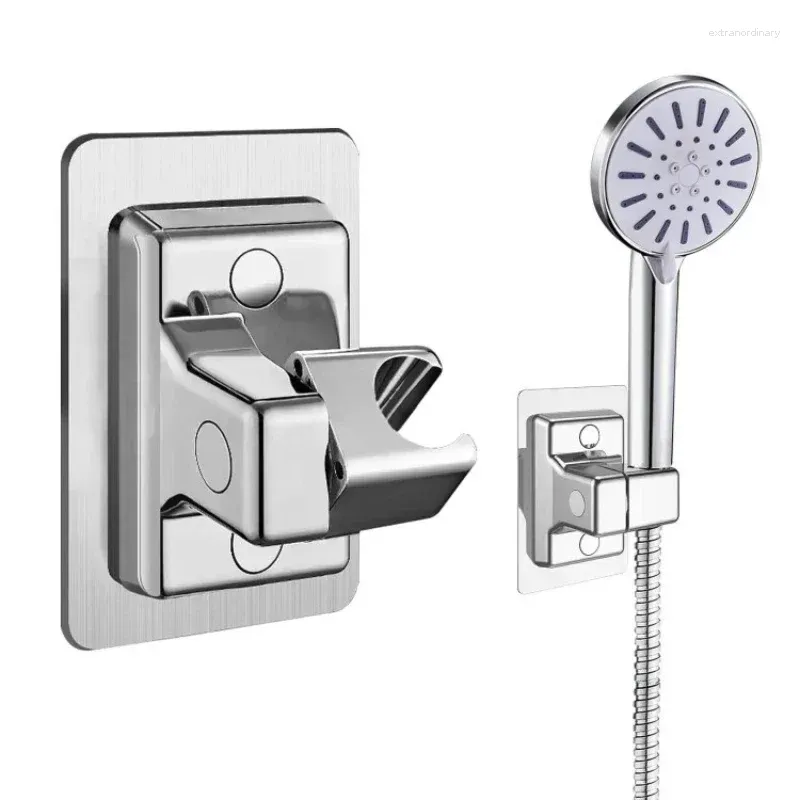 Accessorio per bagno Imposta supporto per doccia per doccia a 360 ° con doccia regolabile con latta di aspirazione da bagno Accessori per supporto per supporto da bagno