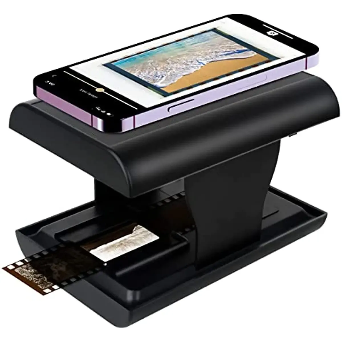 Scanners Mobile Film Scanner for Old Slides to JPG Film and Slide Scanner 35mm Slide and Negative Folding Scanner with LED Backlight