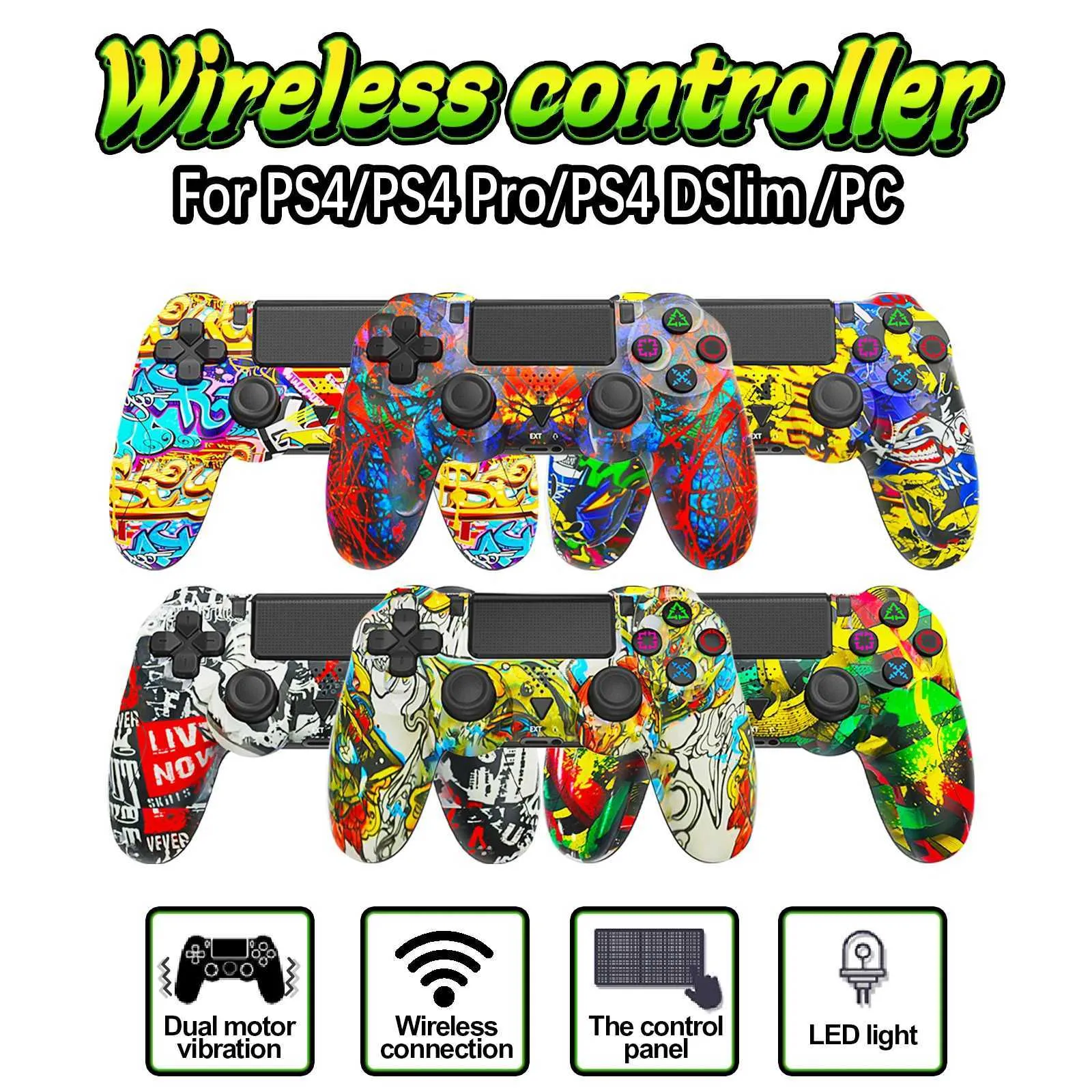 Game Controllers Joysticks Pro Slim Gamepad Wireless Bluetooth Controller Slim/Pro Water Transfer Mode J240507