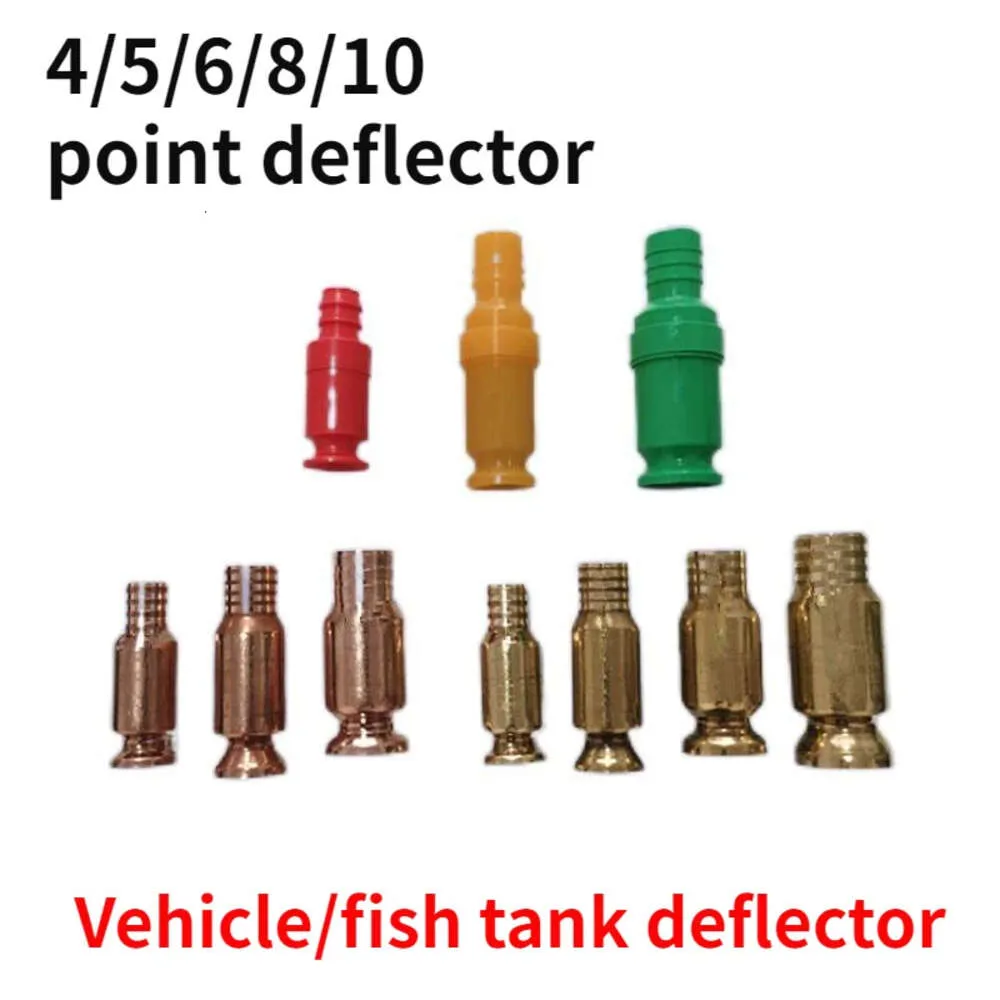 Uppgradering 4/5/6/8 Point Deflector Copper Filler Manual Pumping Oil Pipe Fitings Siphon Connector Bensinbränsle Shaker Baseus