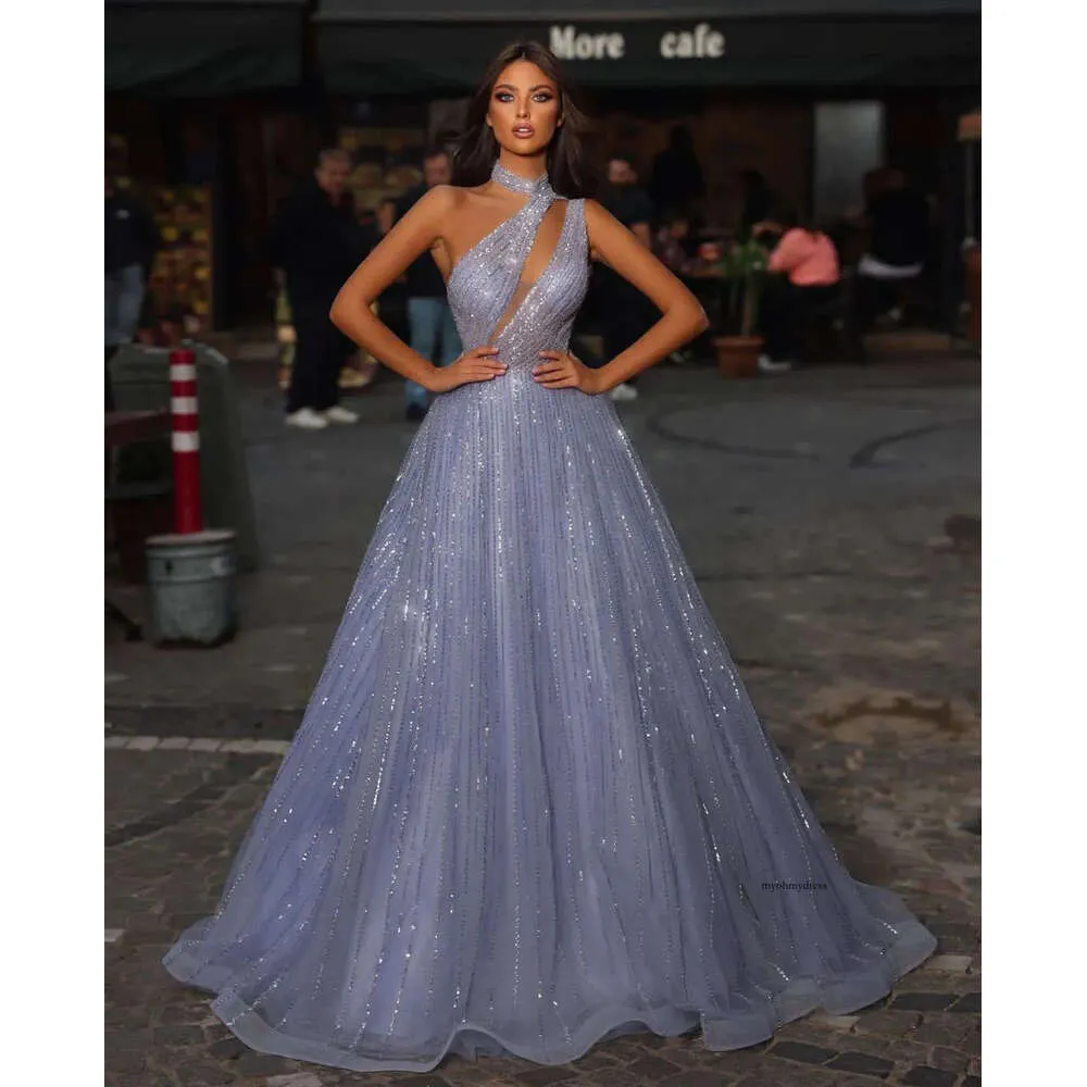 Sparkly zeemeermin prom jurken mouwloze v nek halter appliques pailletten kralen vloer lengte veter 3d kanten ruches avondjurk plus maat bruidsjurken aangepast 0431