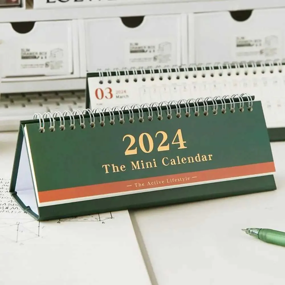 Kalenderagenda Organizer 2024 Desktop -Kalender Jährliche Agenda Zeitplan Reminder Desktop -TO -Listendatum Anzeige