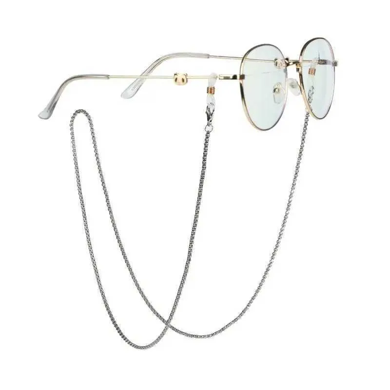 眼鏡チェーンファッションメタルレディースメガネチェーンシルバーパールエイグラスチェーンストラップサングラスチェーンホルダーコードジュエリーストラップロープ