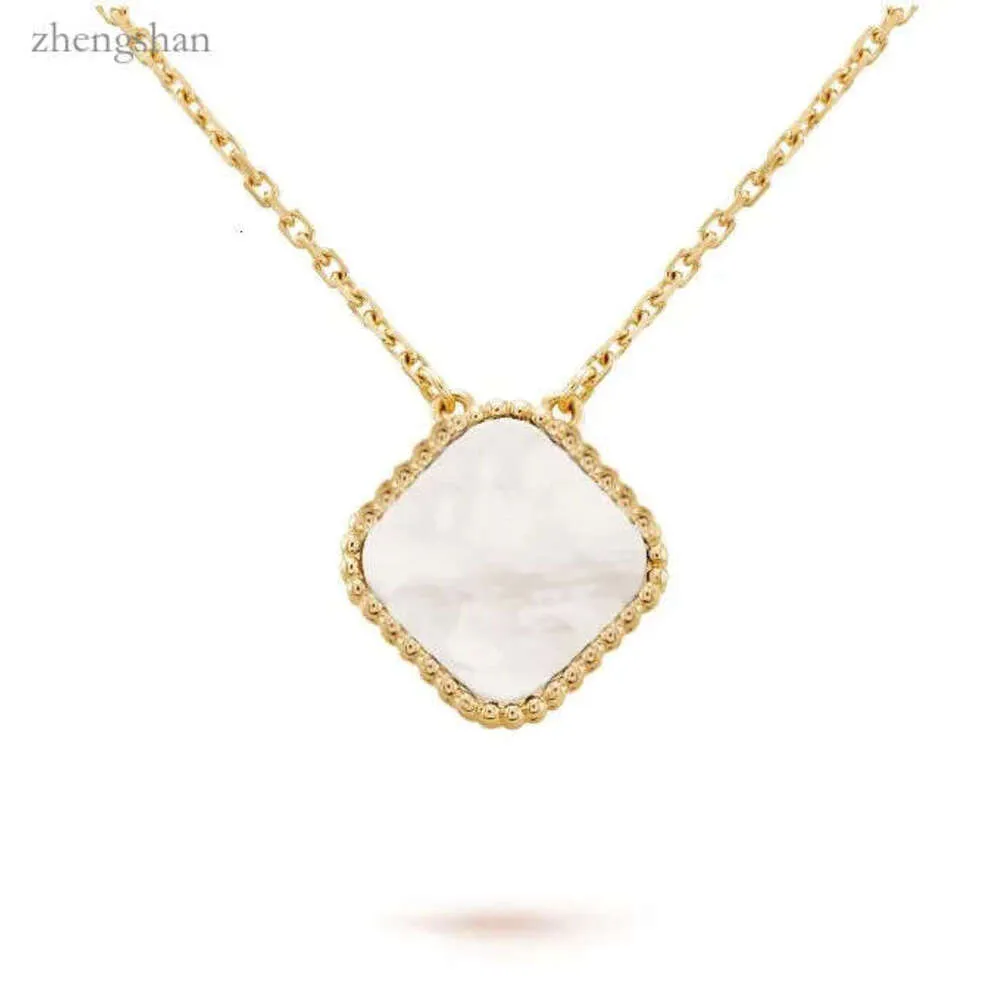 Four Leaf Clover Necklace Designer Jewelry Pendant Necklaces 18 styles Heart Gold Sier Rose Plated Link Chain White Green Red lucky flower mother of pearl for 5512