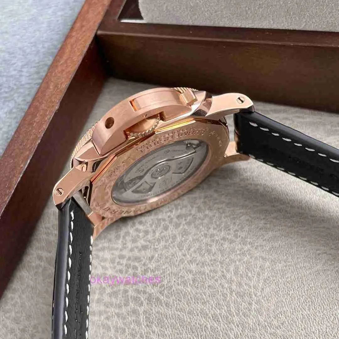 Fashion Luxury Penarrei Watch Designer Special Aanbieding Limited Edition Underwater Series 18K Rose Gold Automatische mechanische heren Watch PAM00974