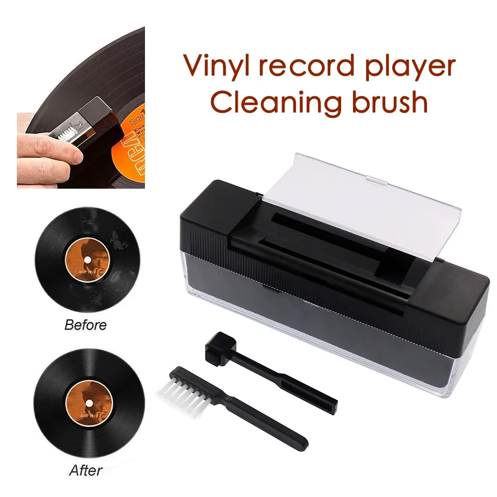 Instrument 1 Set Anti static Vinyl Record Cleaner Dust Remover Brush pour phonograph Turtonable LP Vinyl Records Cleaning Kit