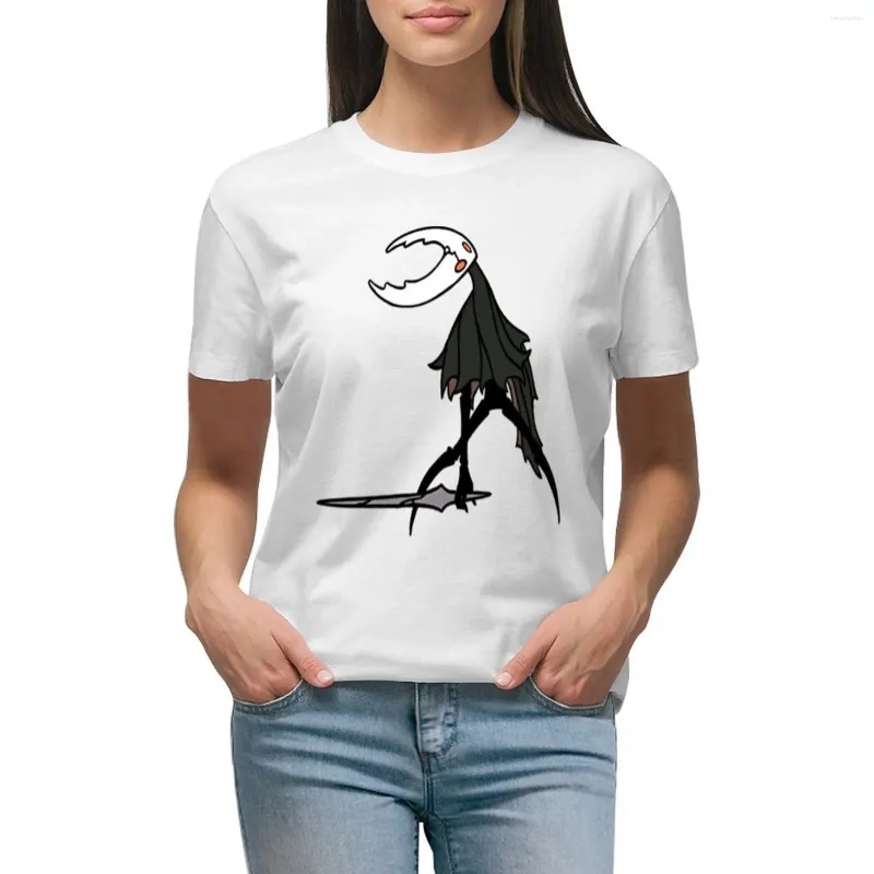 Frauen Polos Hollow Knight Fanart 2024: Entzückende und aufwändige Darstellungen Ihrer Lieblingsfiguren T-Shirt ästhetische Kleidung Frauen