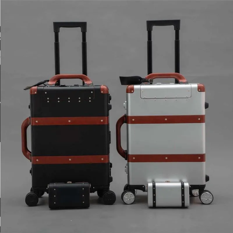 10a Fashion Women Women Luggage Travel Bags Universal Fashion Spinner Мужские