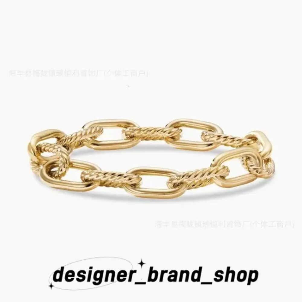 Dy Desginer David Yurma Juwelier Top -Qualität -Armband Einfache und elegante beliebte gewebte Twisted Rope Mode Ring David Bracely Punk Schmuckband Fashion David 906