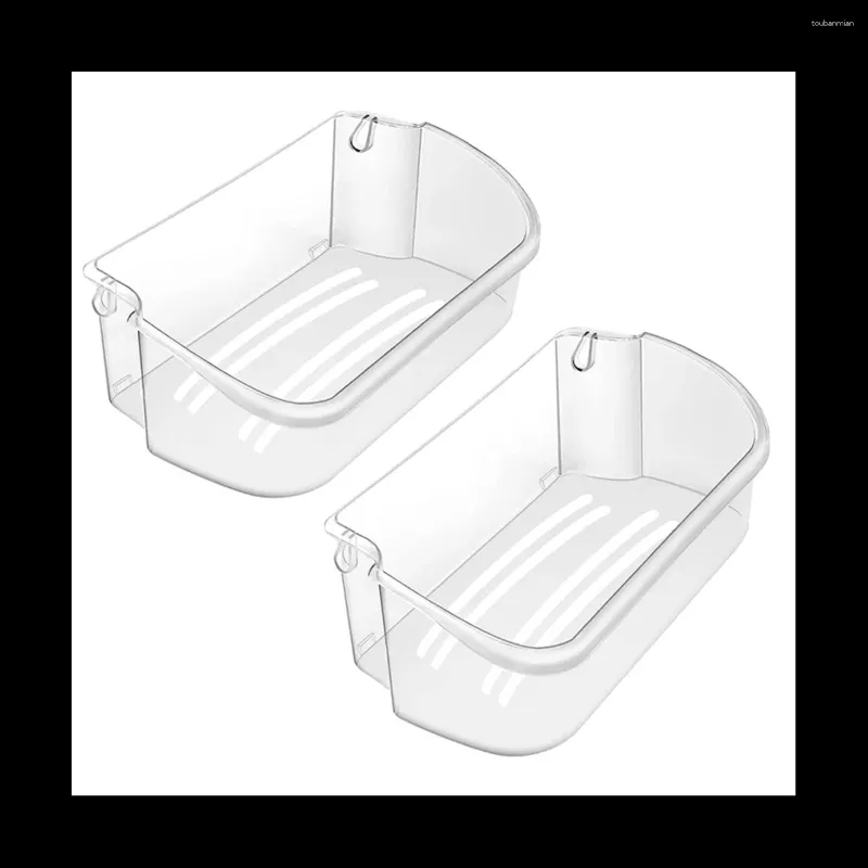 Kitchen Storage 2-Pack 240356402 Refrigerator Door Bin Replacement Part Compatible For Shelf Parts