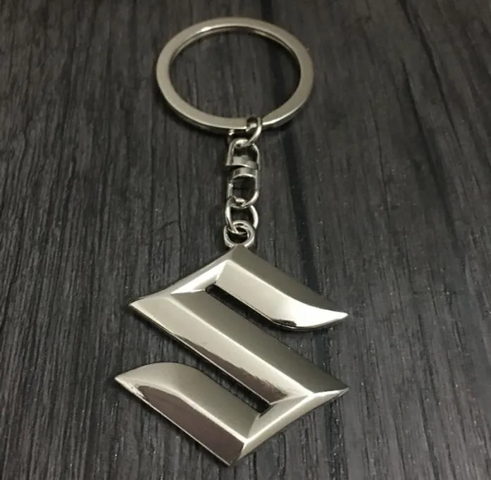 Moda Suzuki Logo samochód kluczy do kluczy kluczy Auto Emblems 3D Klucz Uchwyt Kluczowy Klucz FOB Partie Auto dla Suzuki Swift Sx4 Grand Vitara9843715