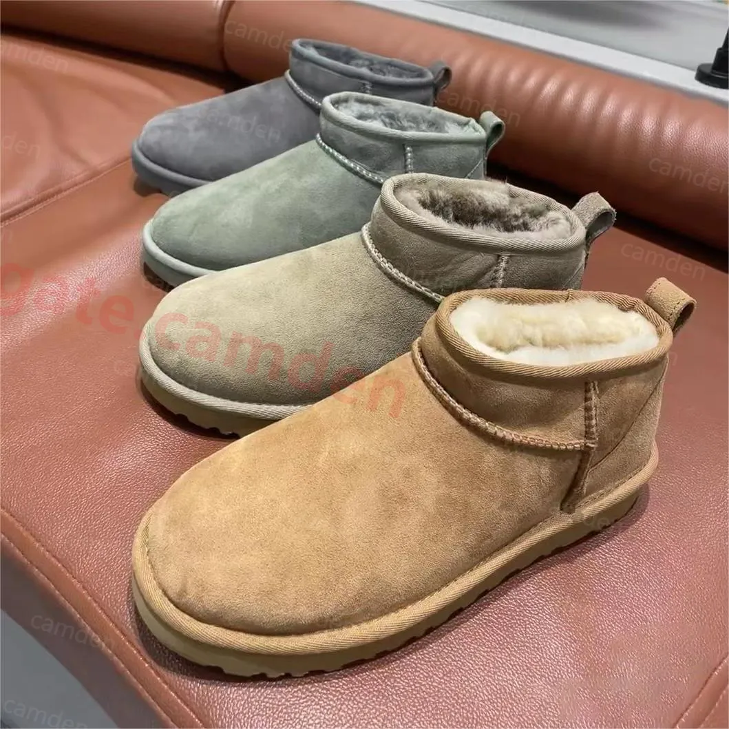 Klassieke Ultra Mini Boot Platform Hoogte Dames Sneeuwboot Australische winterontwerper Tasman Tazz Fur Boots Slippers Ankle Sherpa Sweater Maat 35-44