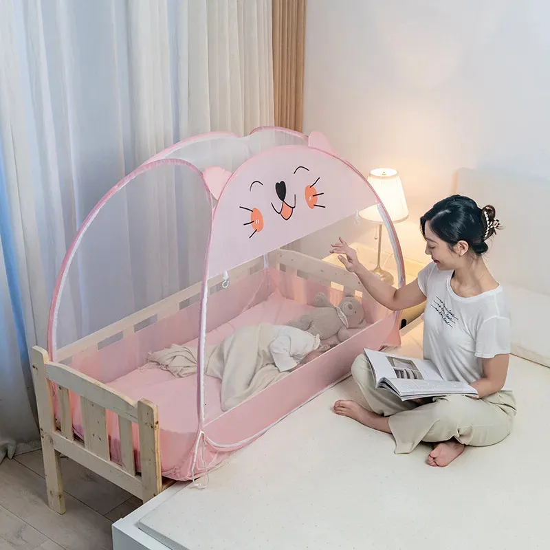 Universal Baby Yurt Mosquito Net Cozy Sleep Easy Install Full Bottom Anti Fall Crib Cartoon Design 2024 From Tuo08 32.72 DHgate.Com