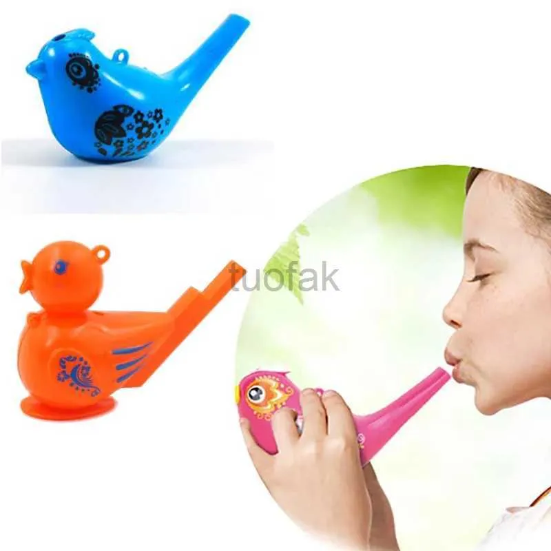 Toys da bagno Colore Water Bird Whistle Music Toys Toys No Novelty Early Education Puzzle Strumento musicale Strumento Dai genitore-figlio D240507