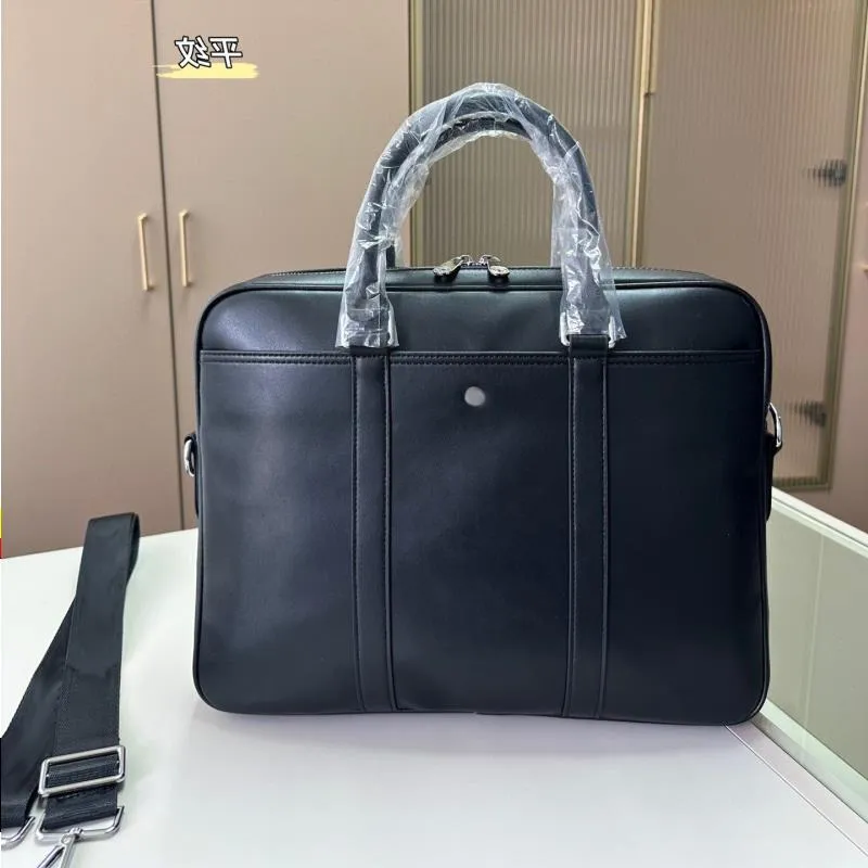 10A Fashion Office Designer-Tasche, Geldbörse für Männer mit Kreuzkörper, Reisetasche, Laptop-Tasche, geschäftliche berühmte schwarze Pu Kaer