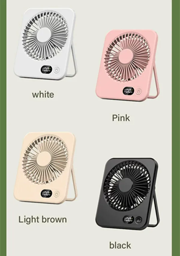 By Sea F10 Mini Rechargeable Desktop Fans Portable From