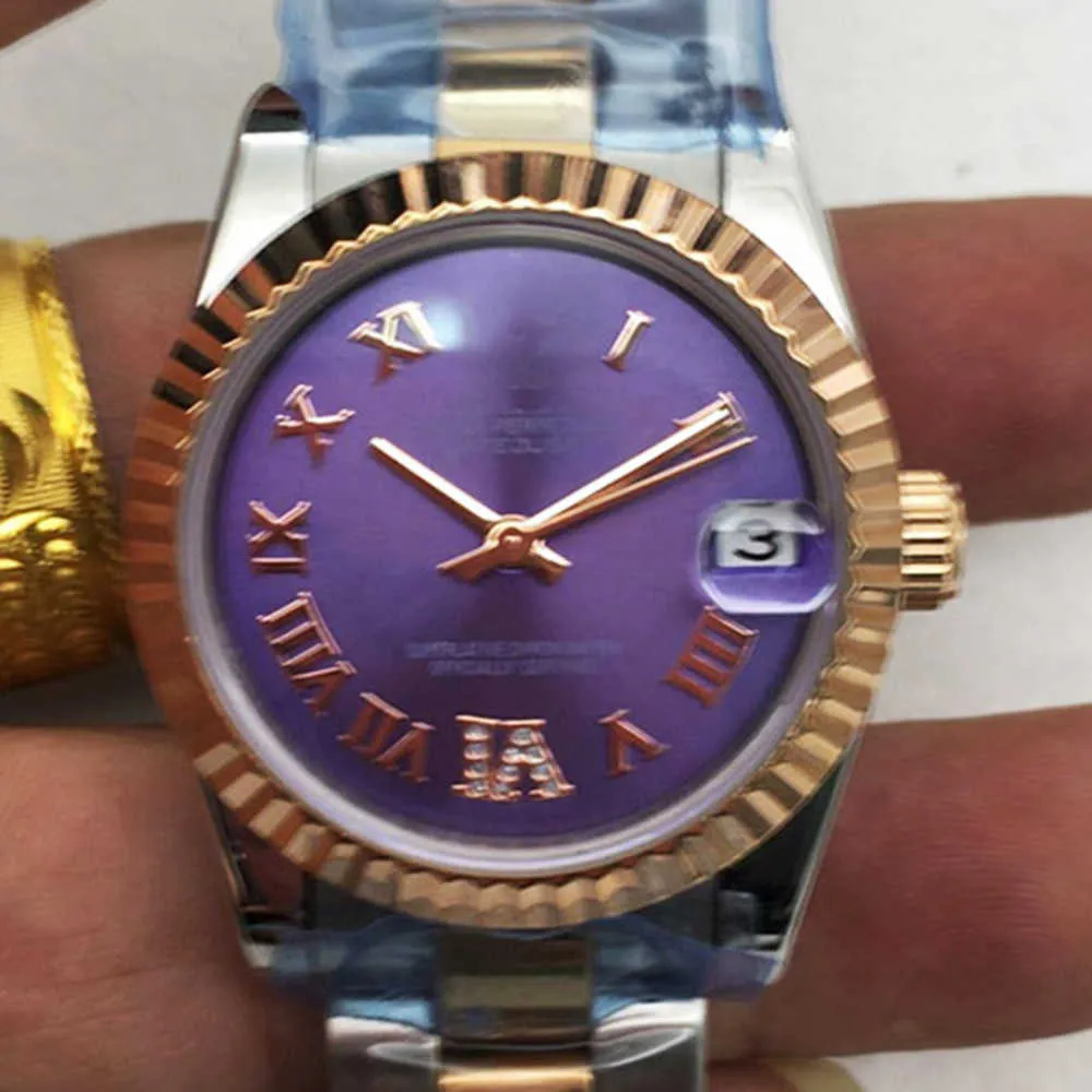 Zegarek designerski RELOJ zegarek AAA Automatyczny zegarek mechaniczny Lao Jia Women Room Rose Purple Luo Automatyczne zegarek mechaniczny H Watch Mechaniczny
