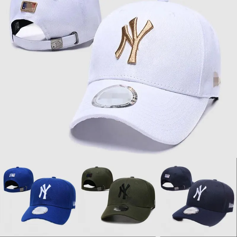Дизайнерские шляпы для мужских бейсбольных шапок Нью -Йорк Регулируемая Cacquette Luxe Fashion несколько цветов бейсбол