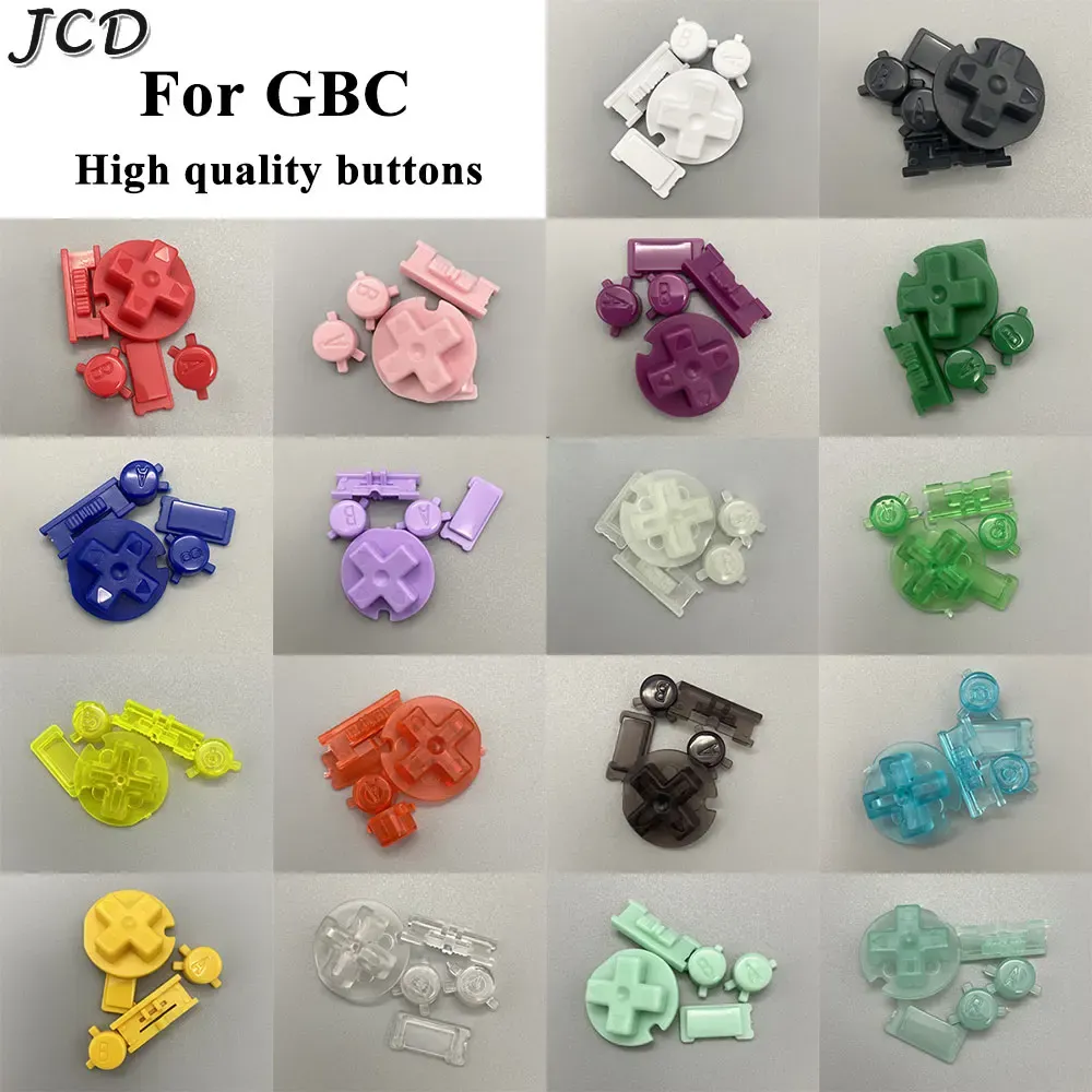 Alto -falantes JCD 1set para Gameboy Color GBC Botão de alta qualidade A B DPAD Operação de operação Tecla de substituição Peças