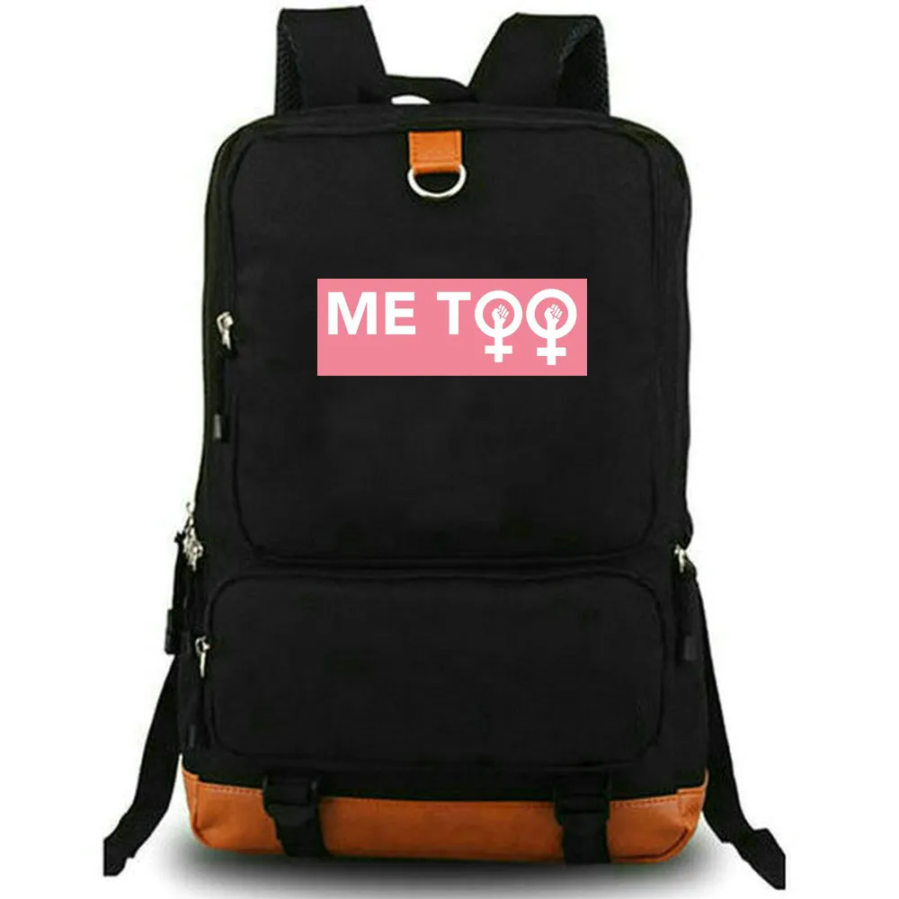 METOO METHONPACK Tarana Burke Daypack também Letter School Bag Prick Rucksack Leisure School School Laptop Day Pack