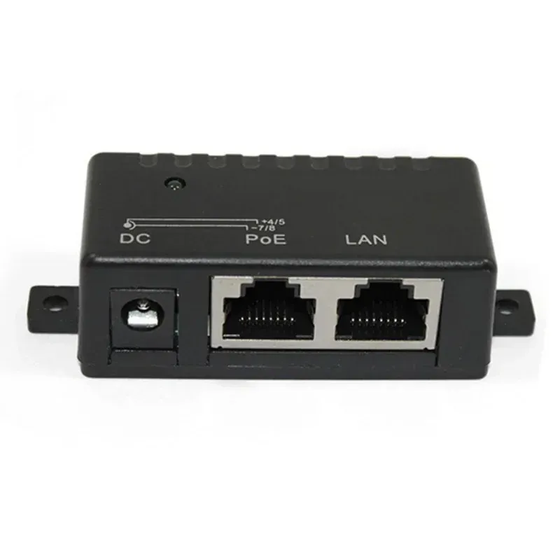 NEU 100 MBPS 5V 12V 24 V 48V/1A POE Injector Power Splitter für IP -Kamera POE -Adaptermodulzubehör