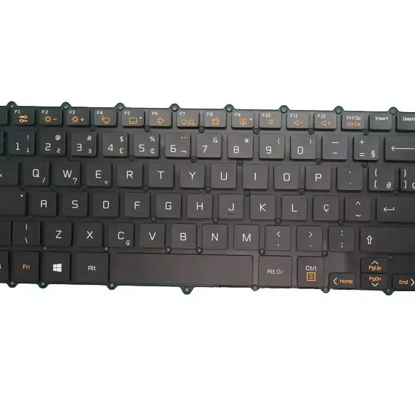 LG 17Z90N-V.AA75V3 17Z90N-V.AH75A1 17Z90N-V.AH75A2 AH78B AH78B4 17Z90N-V.AP77G BRAZIL BR BLACKとバックライト付きラップトップキーボード