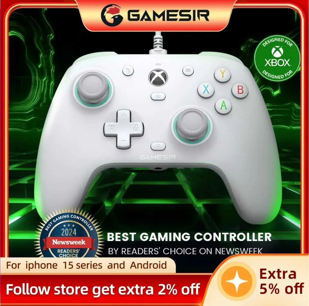 ICKS Gamesir G7 SE Xbox Controller Board مناسبة لسلسلة Xbox Series X/S Xbox One مع Hall Effect Moverystick Par Game Console J240507