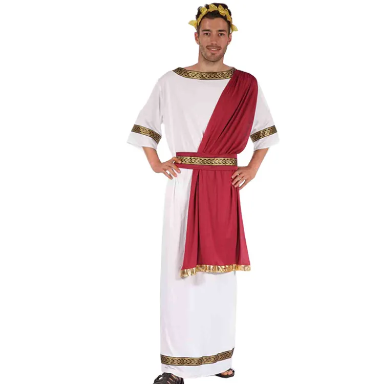 Römischer Kaiser Griechischer Gott Outfit für Halloween -Party