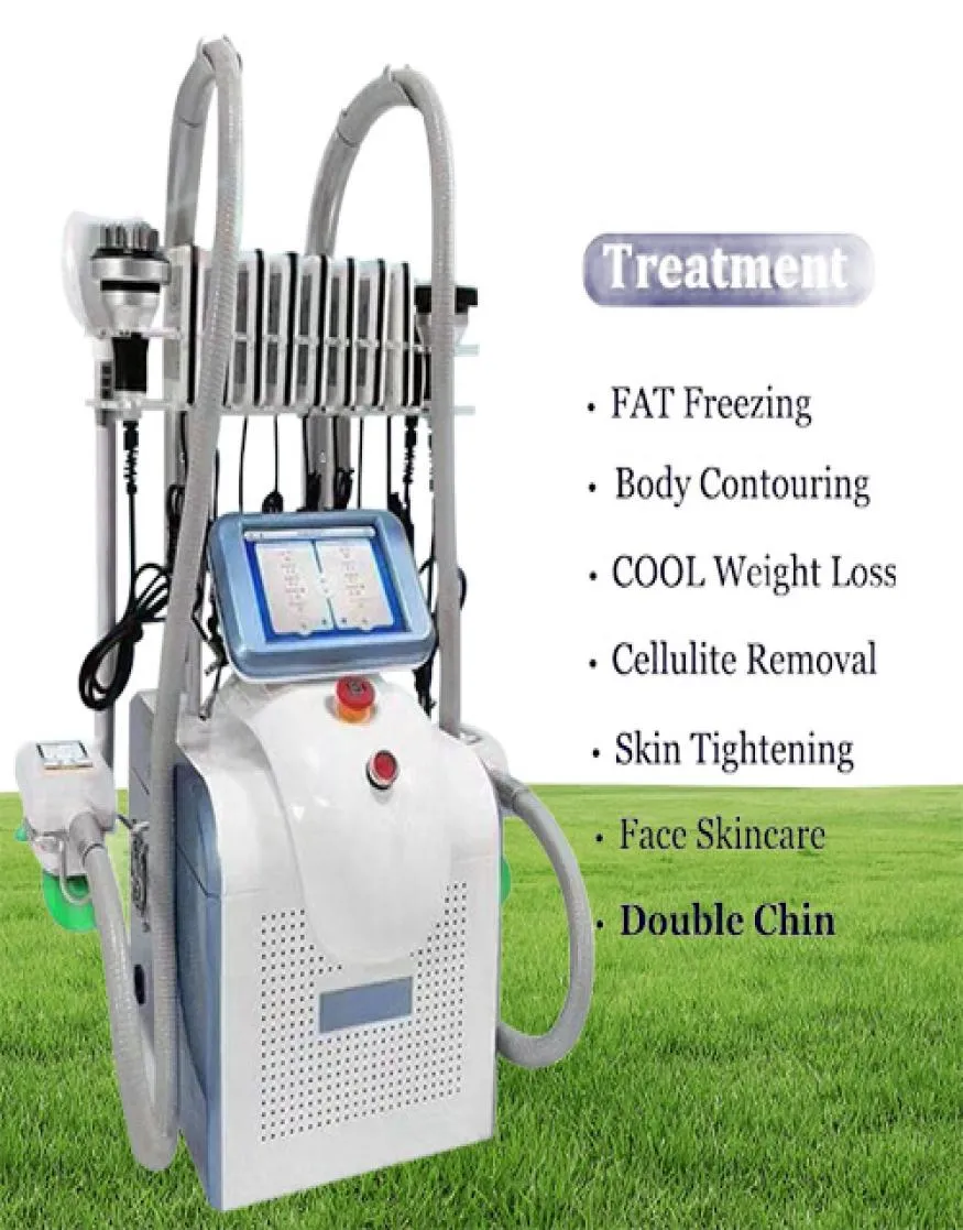 Super 7 en 1 360 ° Cryolipolyse Ze Machine Slimnming Ultrasound Cavitation 40K Ultrasonic Fat Burning Lipo Beauty Massage2534724