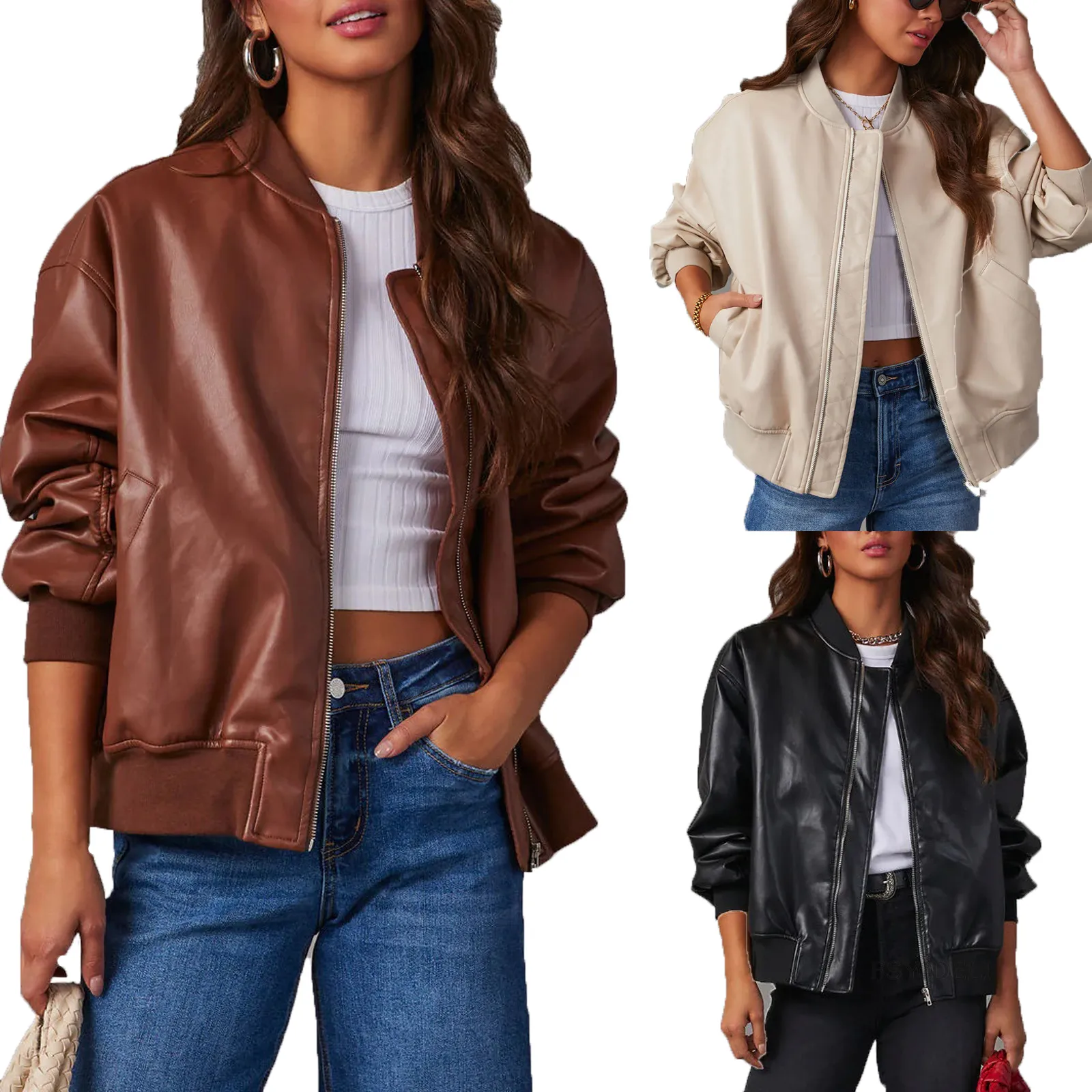 Autumn leather jackets discount