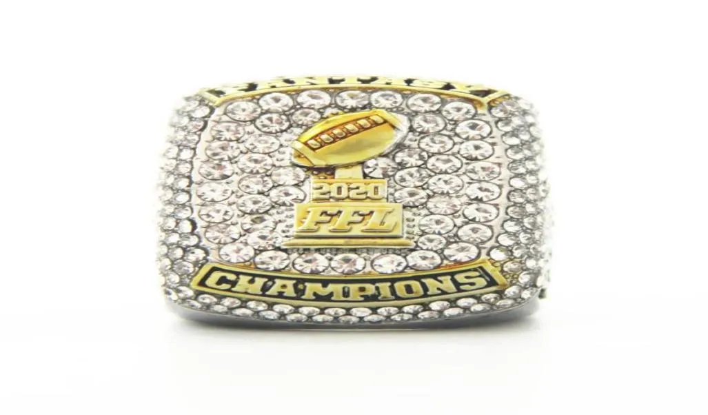 2020 Fantasy Football League Ring Football Foving Ring Men Women Gift Ring Size 813 اختر مقاسك 6478954