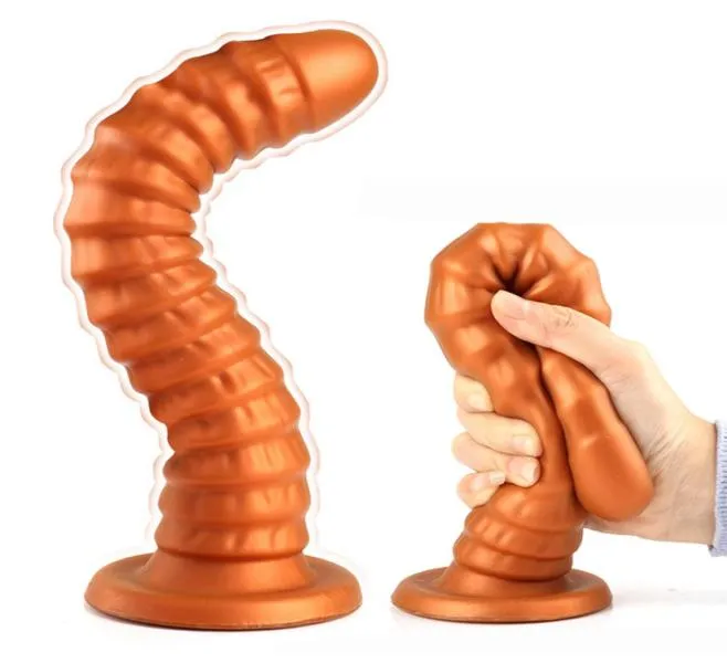 Masturateur de Sextoys anaux anal de 40 cm de long pour femme en silicone liquide Aspiration Butt Butt Anus Toys Sext Stimulateur Vagin Y6284162