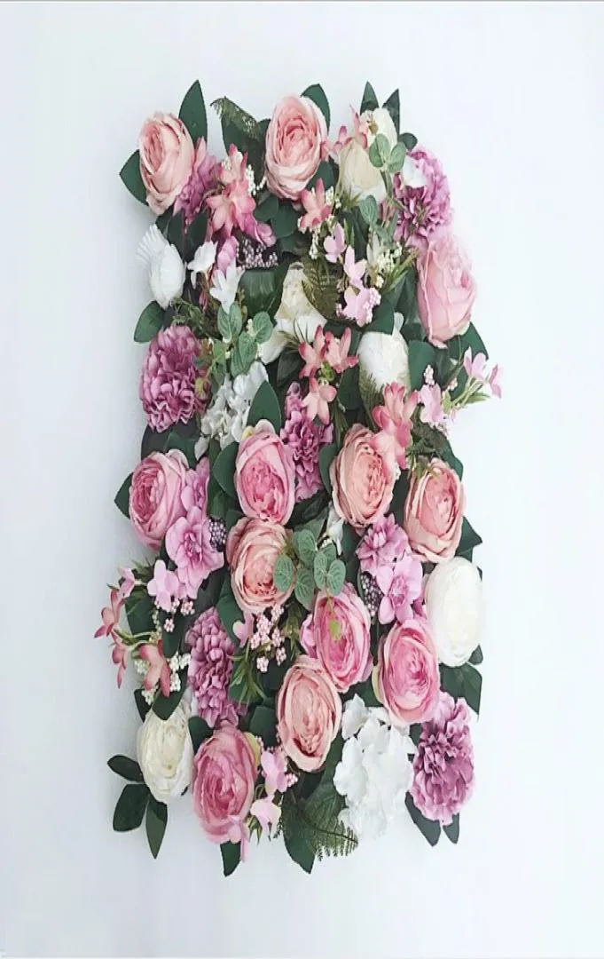 Mur de fleurs artificielles 6040cm Hortensia Hortensia fond de fleur de fleur Fleurs de mariage à la maison Party Decoration Accessoires 6047146