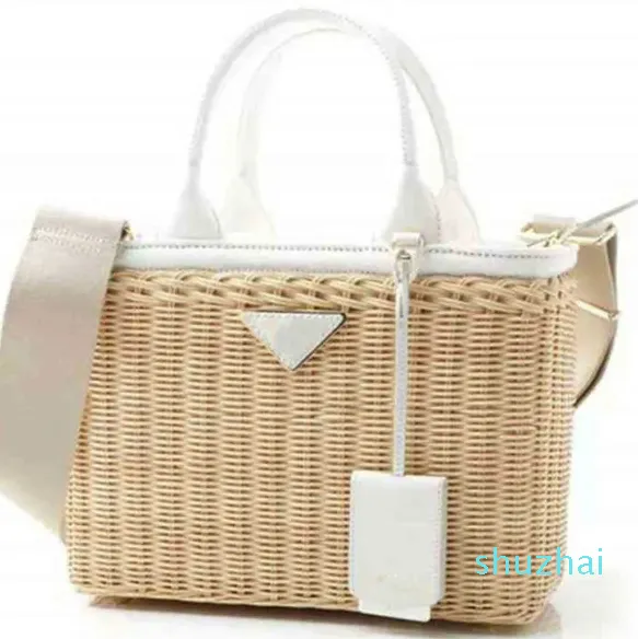 Sacs à bandouliers Sacs de plage Style Sac tissé rotin mode Fashion Hand Women's Seaside Holiday 2024