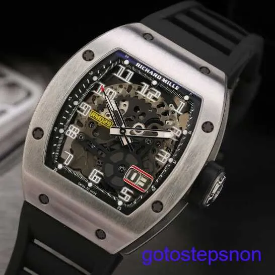 RM Motion Wrist Watch RM029 Automatique mécanique montre RM029 Titanium Alloy Fashion Loisir Business Sports Chronograph