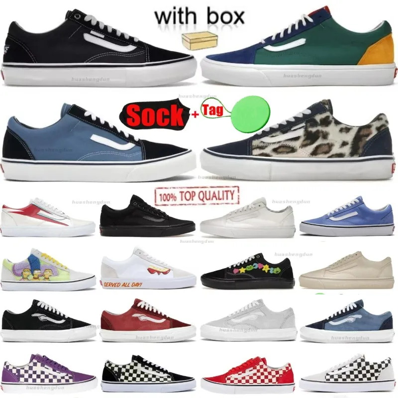 Skool Sneakers Black White Yacht Club Navy Flame Aladdin Sane Neighborhood Natural Princess Blue Purple Mens Womens Nasuens