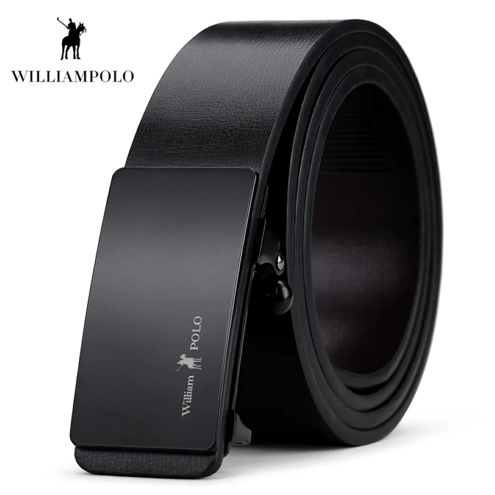 Genuine Leather Men's Belt Strap Alloy Automatic buckle Male Belt Genuine Leather Belts For Men 181x