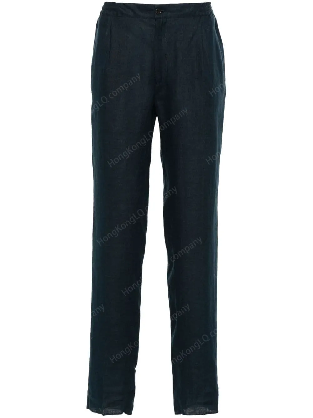 Pantalon pour hommes en lin mélange kiton pantalon chinos mi-couture mid-coute pour l'homme