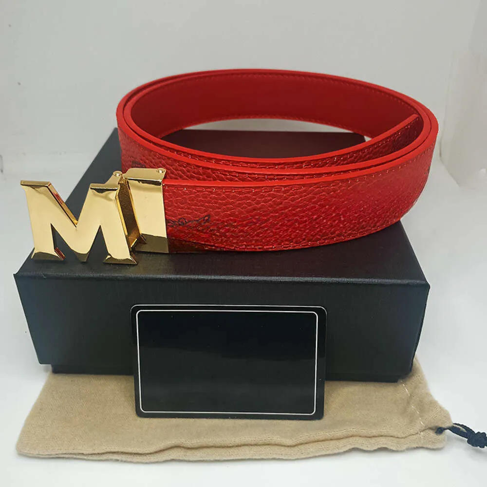 All red mcm belt shop