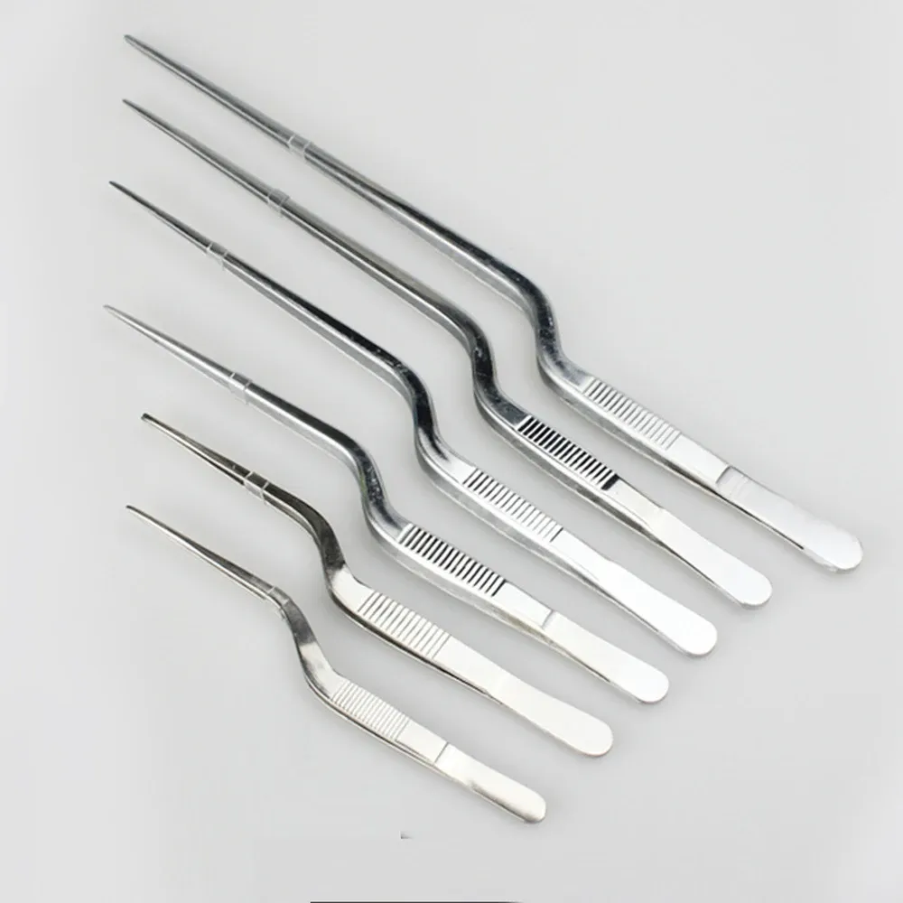 Accessoires Küche Tongs Küche Utensilien BBQ Pinzetten Food Clip Edelstahl Küche Chef Tongs Picknick Barbecue Kochen Meeresfrüchte Werkzeug Werkzeug