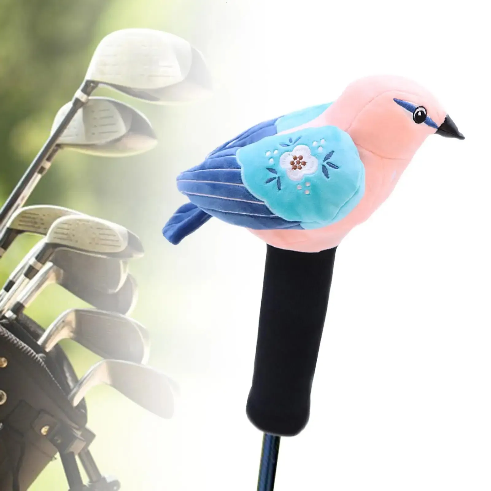 Bird Golf Wood Headcover Head Cover Knitted Plush Animal Shaped Golfer Gift Funny Guard Golf Club Head Cover Golfer Equipment