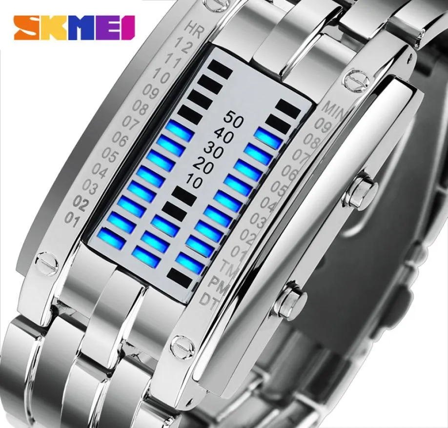 Skmei Creative Digital Watch Men Mode Luksusowy najlepszy sport