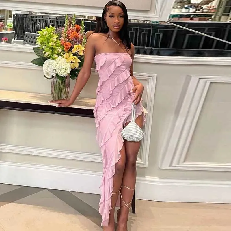 Romantic Mesh Ruffle Strapless Tube Top Ankle-Length Dress with Empire Waistline for Women Summer Polyester D96-CC28 from Dhgate Basic & Casual Dresses - price 9.87 Romantic Mesh Ruffle Strapless Tube Top Ankle-Length Dress with Empire Waistline for Women Summer Polyester D96-CC28 from Dhgate Basic & Casual Dresses - price 9.87
