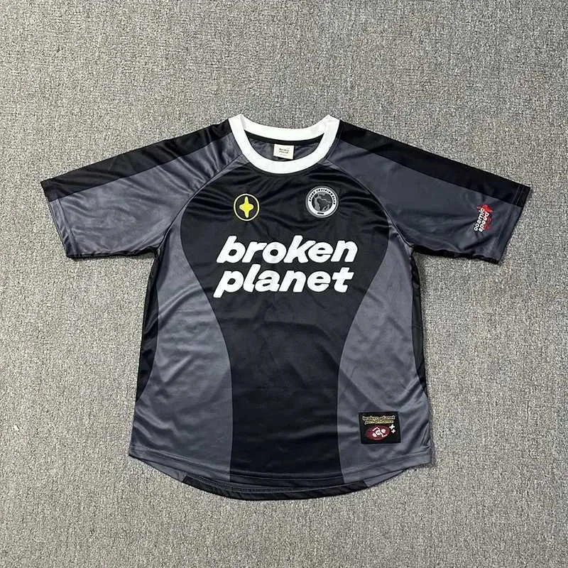s T-Shirts BROKEN PLANET Football Jersey T Shirt Men Woman Best